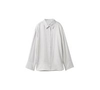 Denim Tom Tailor - Oversized Hemdbluse silver grey - Gr. - S