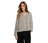 TOM TAILOR Denim - Bluse mit Ballonärmeln beige - Gr. - L