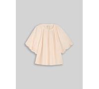 TOM TAILOR DENIM Damen Bluse mit Streifenmuster, orange, Gestreift, Gr. L