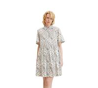 TOM TAILOR Denim Damen Blusenkleid 1032819, 30202 - White Blue Bandana Print, XL
