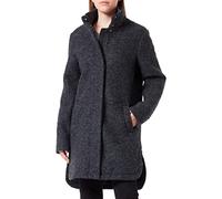 TOM TAILOR Denim Damen Boucle Mantel 1032674, 10522 - Shale Grey Melange, XS