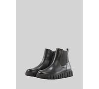 TOM TAILOR DENIM Damen Chelsea Boots mit Plateau-Sohle, schwarz, Uni, Gr. 42