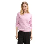 TOM TAILOR Denim Damen Cosy Sweatshirt mit Raffärmeln, 36537 - Soft Dusty Rose, XXL