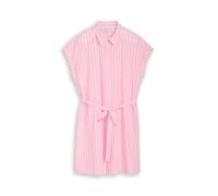 Denim Tom Tailor - Mini-Blusenkleid mit Streifenmuster blush pink stripe - Gr. - M