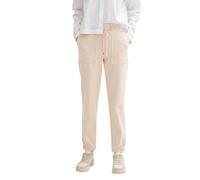 TOM TAILOR Denim Damen Jogger Jersey-Hose, 19663 - Light Camel Melange, M