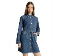 denim shirt dress S