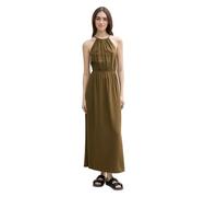 TOM TAILOR DENIM - Neckholder Maxi-Kleid Golden Olive Green M