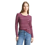 TOM TAILOR Denim Damen Langarmshirt mit RIPP