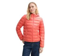 TOM TAILOR Denim Damen Lightweight Steppmantel mit Kapuze,10395 - Porcelain Coral, XS