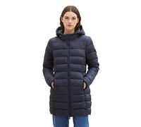TOM TAILOR Denim Damen Lightweight Steppmantel mit Kapuze,10668 - Sky Captain Blue, M