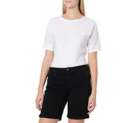 TOM TAILOR Denim Damen Lina Bermuda Shorts 1032650, 14482 - Deep Black, S