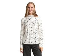TOM TAILOR Denim Damen Longsleeve mit Stehkragen