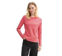 Tom Tailor Denim Damen Longsleeve mit Streifenmuster