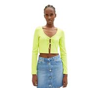 Tom Tailor Denim RIB BOLERO S Neon Lime 24702 (801629) Gelb S