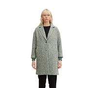 TOM TAILOR Denim Damen Mantel 1032676, 30569 - Green Dust Herringbone, L