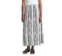 Tom Tailor Denim - Maxi-Rock mit Eingriffstaschen watercolor stripe - Gr. - M