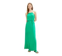 TOM TAILOR Denim Damen Maxikleid mit Bindegürtel