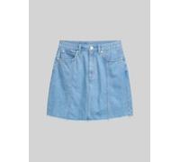 TOM TAILOR DENIM Damen Mini-Jeansrock, blau, Uni, Gr. L