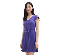TOM TAILOR Denim Damen Mini Kleid mit Knopfleiste