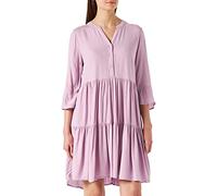 TOM TAILOR Denim Damen Mini Kleid mit Volant 1030682, 28995 - Soft Mauve, XS