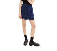 TOM TAILOR Denim Damen Mini-Rock mit Blumenmuster