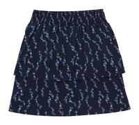 TOM TAILOR Denim Damen Mini-Rock mit Muster, 34682 - Navy Blue Heart Print, L