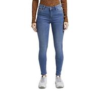 TOM TAILOR Denim Damen NELA Exra Skinny Shaping Jeggings 1016456, 10119 - Used Mid Stone Blue Denim, 25W / 32L