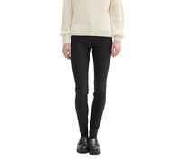 TOM TAILOR DENIM - Coated Nela Extra Skinny Jeans coated black denim 25/32