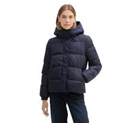Tom Tailor Denim Damen Puffer Winterjacke mit Kapuze, 10668 - Sky Captain Blue, XL