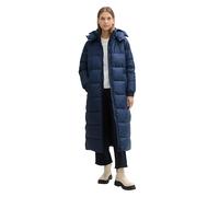 TOM TAILOR Denim Damen Puffer Wintermantel mit Abnehmbarer Kapuze, 10668 - Sky Captain Blue, S