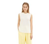 TOM TAILOR Denim Damen Pullunder mit Rundhalsausschnitt 10348 - Gardenia White M
