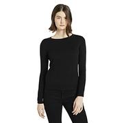 TOM TAILOR Denim Damen Punkte Pullover, 14482-Deep Black, S
