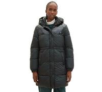 TOM TAILOR Denim Damen Shiny-Steppmantel mit Abnehmbarer Kapuze