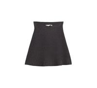 TOM TAILOR Denim Damen Skater Mini-Rock,10522 - Shale Grey Melange, XXL