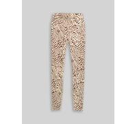 Denim Tom Tailor - Sport Leggings brown beige zebra print - Gr. - L