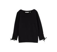 Denim Tom Tailor - Sweatshirt mit Raffärmeln deep black - Gr. - L