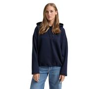 Denim Tom Tailor - Loose Fit Scuba Hoodie Sweatshirt sky captain blue - Gr. - XS