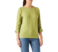 TOM TAILOR Denim Damen Sweatshirt mit Raffarm 28720 - New Pea Green XS