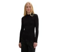 Tom Tailor Denim Damen Tight RIPP Strickpullover, 14482 - Deep Black, S