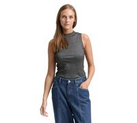 Denim Tom Tailor - Slim Fit Top mit Glitzer-Effekt black glitter - Gr. - M