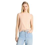 Denim Tom Tailor - Top mit Streifenmuster apricot white gradient stripe - Gr. - L