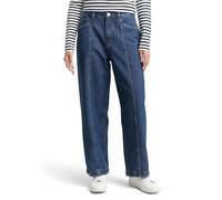 Denim Tom Tailor - TTADEA BARREL Jeans mit verstellbarer Beinöffnung clean dark stone blue denim - Gr. - XS