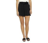 TOM TAILOR Denim Damen Weiche Shorts mit Lyocell 1027482, 14482 - Deep Black, XL