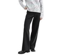 TOM TAILOR Denim Damen Wide Leg Jeans mit High Waist, 10244 - Clean Dark Stone Black Denim, M