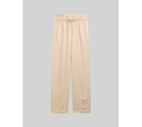 Paperbag-Hose TOM TAILOR DENIM, Damen, Gr. S (36), N-Gr, light breez, Obermaterial: 100% Lyocell, unifarben, weit knöchellang, Hosen Paperbag-Hose, mit Taschen (52646720-S)