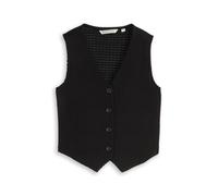 Tom Tailor Denim - Fitted Jacquard Blazer-Weste deep black - Gr. - XS