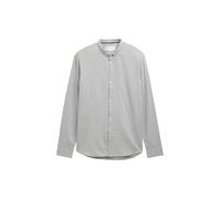 Denim Tom Tailor - Fitted Twill Hemd greyish grey melange - Gr. - M