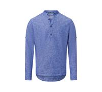 Tom Tailor Denim Freizeithemd mit Leinenanteil Herren Comfort Fit Leinen hellblau, L