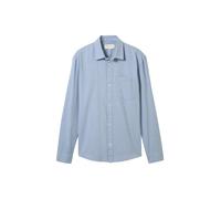 Tom Tailor Denim - Gemustertes Hemd light blue dots structure - Gr. - L