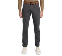 TOM TAILOR Denim Herren 1016072 Straight Fit Chino Hose Mit Gürtel, 21440 - Two Colored Black Design, 34W / 36L EU
